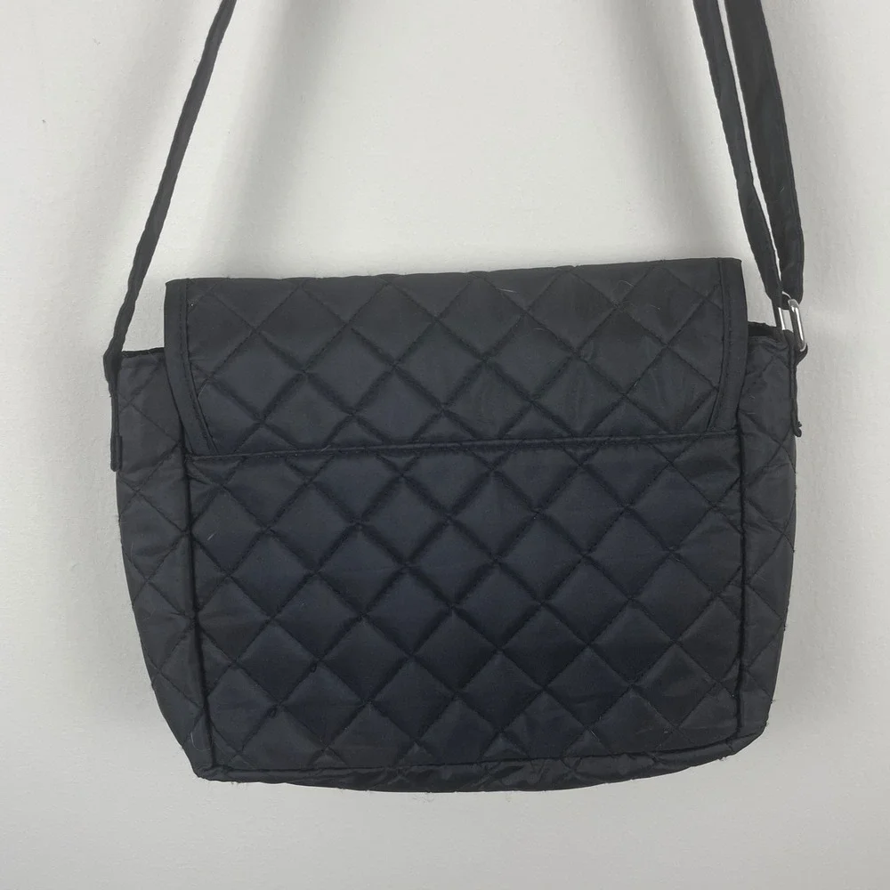 Everything‎ Mary Black Quilted Jewelry Tote Organizer Travel Bag Storage NWT